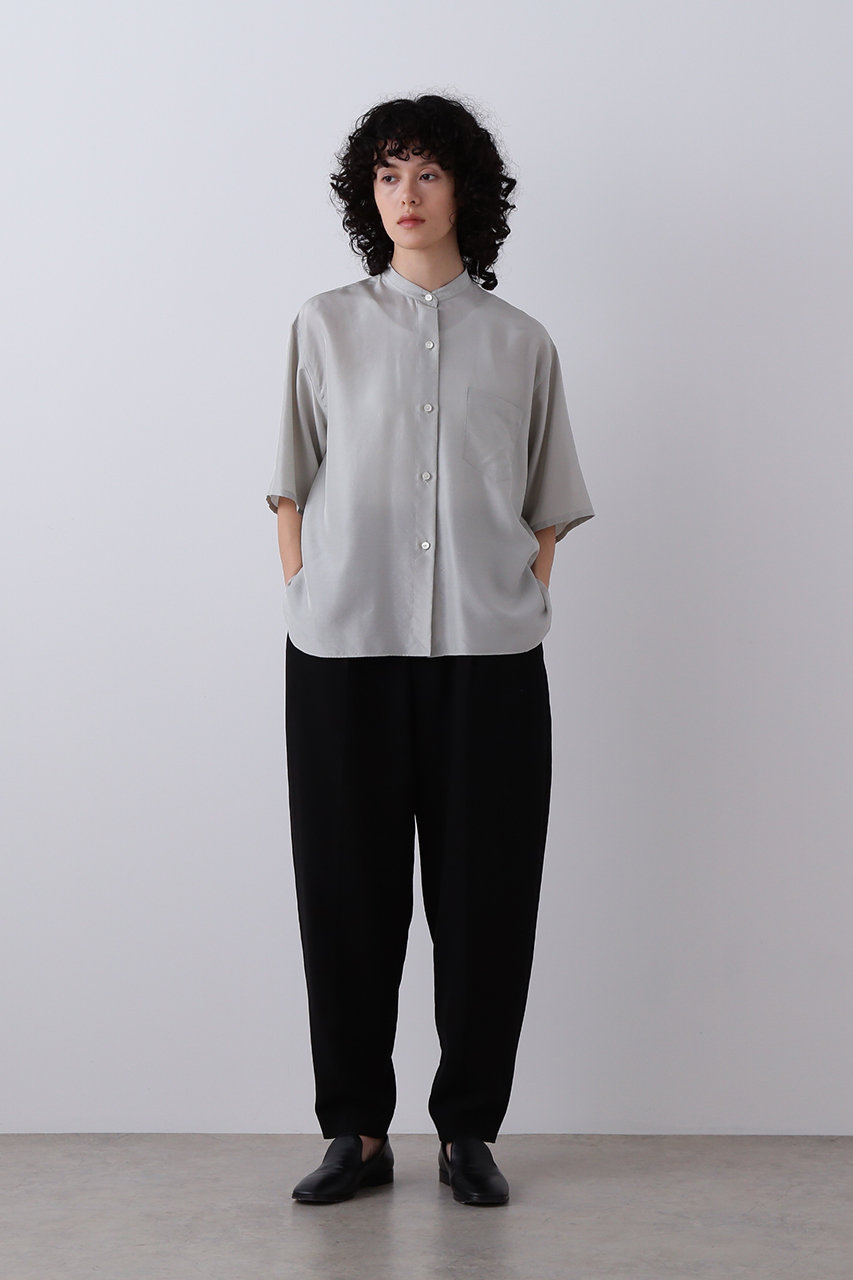 YLEVE(イレーヴ)｜100/2 GV TWILL DOUBLE WEAVE カーブド パンツ