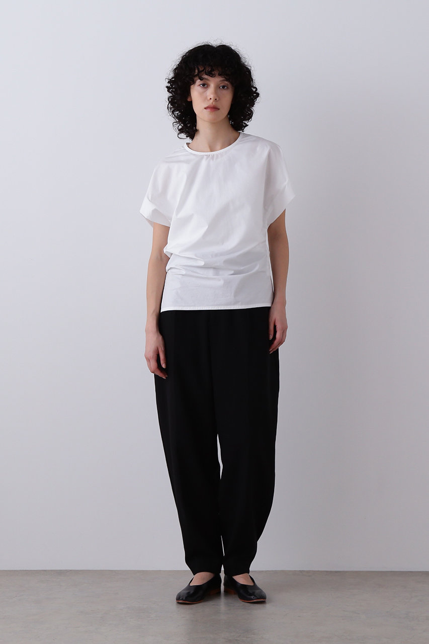 YLEVE(イレーヴ)｜100/2 GV TWILL DOUBLE WEAVE カーブド パンツ