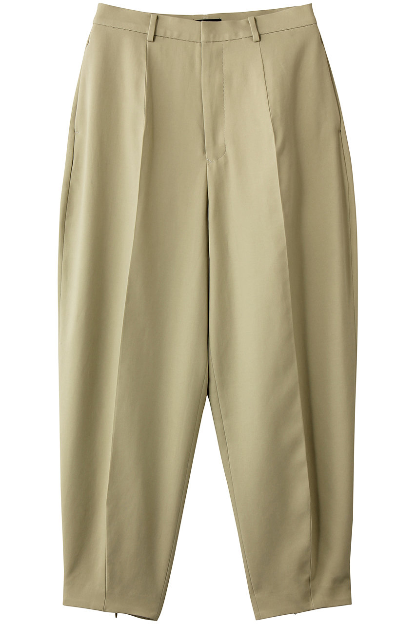 イレーヴ/YLEVEの100/2 GV TWILL DOUBLE WEAVE カーブド パンツ(イチョウ/16861 40060)