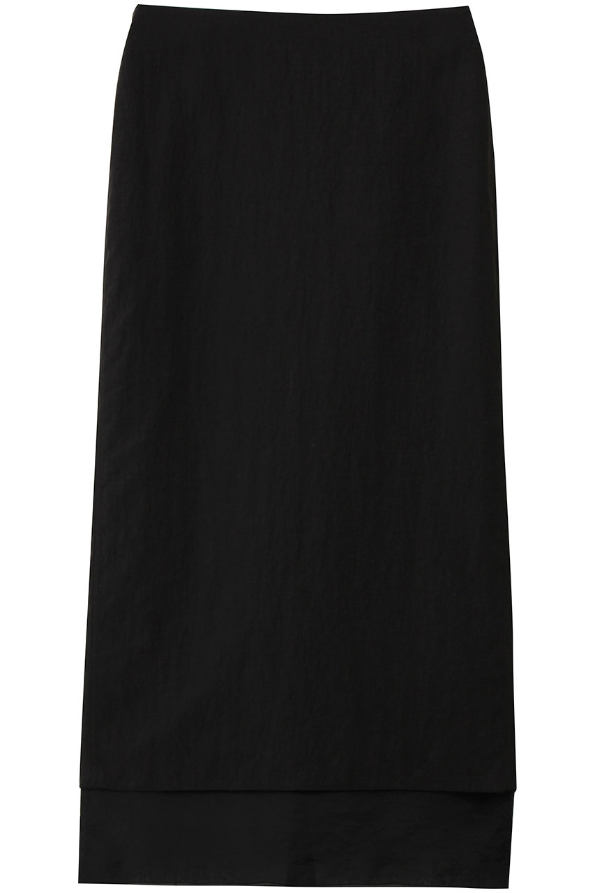 イレーヴ/YLEVEのFIBRIL レイヤード スカート(ブラック/16861 30068)