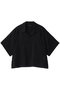 COTTON RAMIE VOILE ハンドステッチ シャツ イレーヴ/YLEVE ブラック