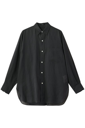 イレーヴ/YLEVEのCOTTON VOILE LAWN ロング スリーブ シャツ(110400/110403)