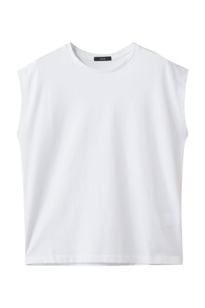 イレーヴ/YLEVEのORGANIC COTTON BIO ノースリーブ Tシャツ(110100/110102)