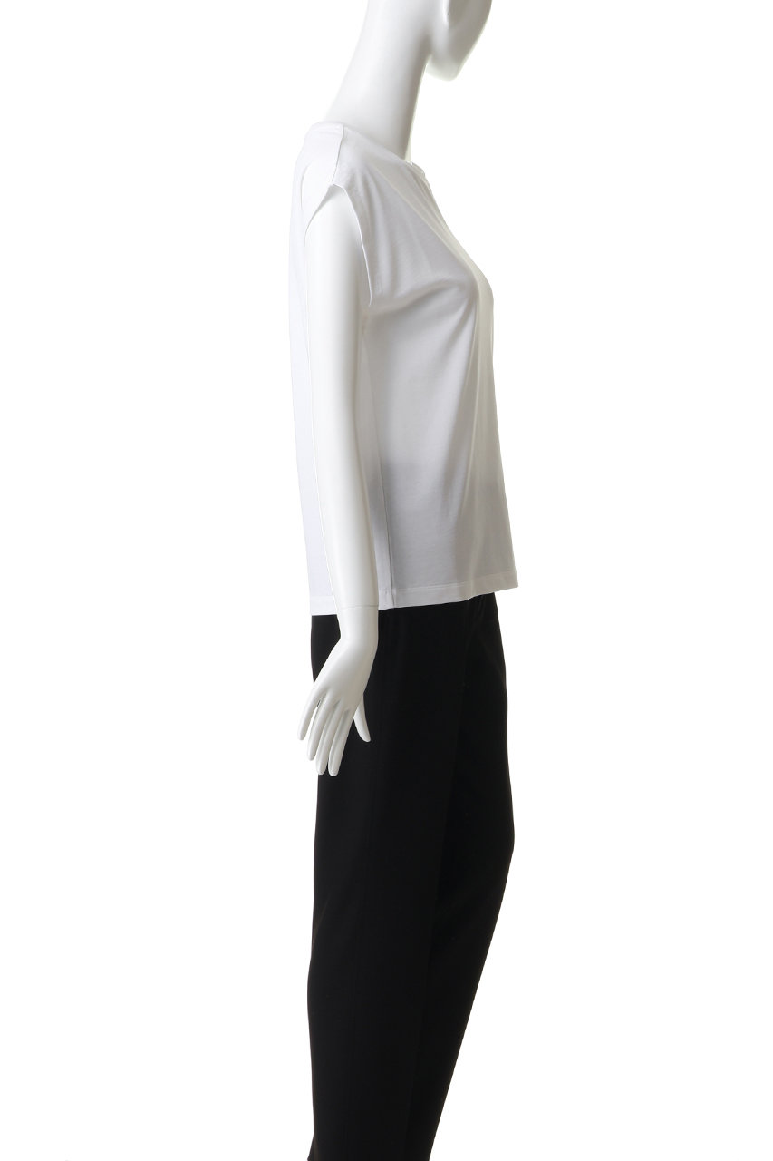 YLEVE(イレーヴ)｜ORGANIC COTTON BIO ノースリーブ Tシャツ/ホワイト