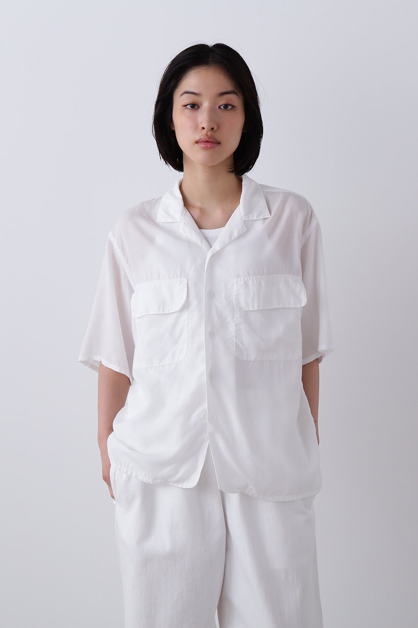 YLEVE(イレーヴ)｜【UNISEX】【Y】TENCEL POPLIN オープン カラー