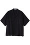 【UNISEX】【Y】TENCEL POPLIN オープン カラー シャツ イレーヴ/YLEVE ネイビー