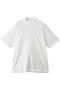 【UNISEX】【Y】ORGANIC COTTON  JERSEY モック ネック ショートスリーブ Tシャツ イレーヴ/YLEVE ホワイト