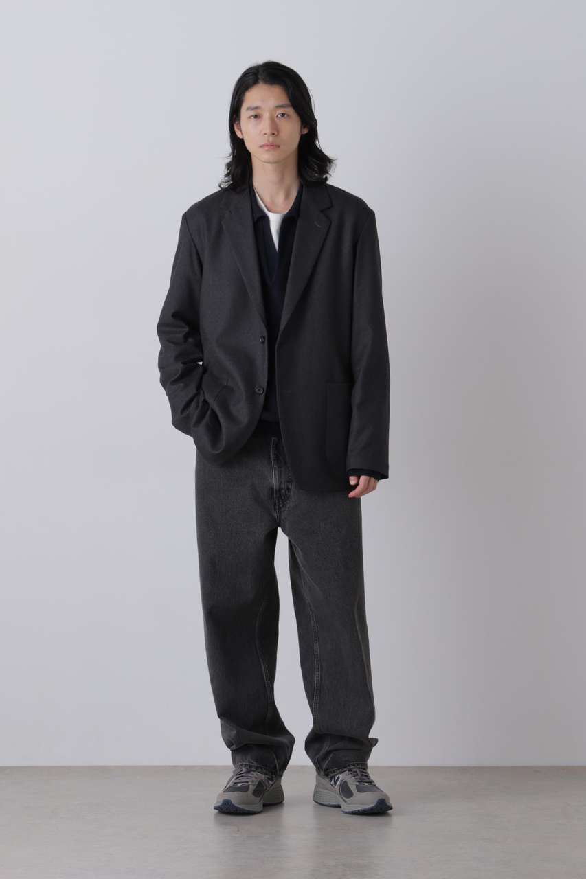 イレーヴ/YLEVEのYLEVE / 13.5oz DENIM BAGGY(グレー/1706240526)