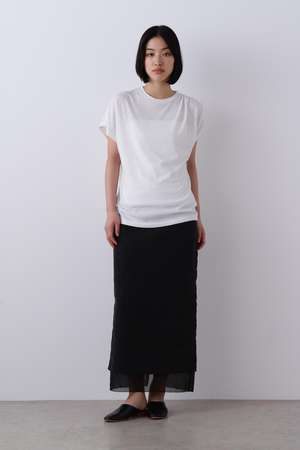イレーヴ/YLEVEのYLEVE / FIBRIL LAYERED SKIRT(110700/110703)