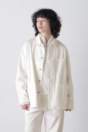 イレーヴ/YLEVEのＹ /  [UNISEX] ORGANIC COTTON LIGHT DENIM COVERALL JACKET(110800/110801)