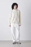 Ｙ /  [UNISEX] ORGANIC COTTON SOFT MOLESKIN TAPERED EASY TROUSERS