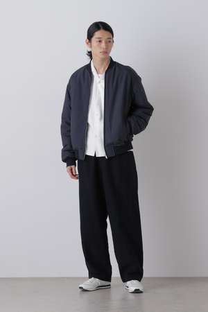 イレーヴ/YLEVEのＹ /  [UNISEX] ORGANIC COTTON SOFT MOLESKIN TAPERED EASY TROUSERS(110600/110601)