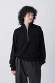 Ｙ /  [UNISEX] NONMULESING WOOL HALF ZIP KNIT PULLOVER