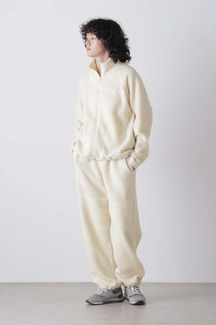 YLEVE Ｙ / [UNISEX] RECYCLED WOOLEN PILE PANTS (ホワイト, M) イレーヴ ELLE SHOP