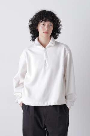 イレーヴ/YLEVEのＹ / [UNISEX] RECYCLE POLYESTER FLEECE HALF ZIP PULLOVER(110100/110103)