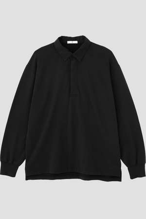 イレーヴ/YLEVEのＹ /  [UNISEX] ORGANIC COTTON BLEND LIGHT WEIGHT FLEECE RUGBY SHIRT(110400/110403)