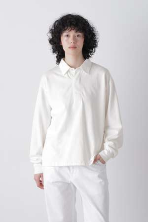 イレーヴ/YLEVEのＹ /  [UNISEX] ORGANIC COTTON BLEND LIGHT WEIGHT FLEECE RUGBY SHIRT(110400/110403)