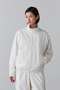 Ｙ / RECYCLE NYLON TAFFETA / RECYCLE POLYESTER FLEECE BZ イレーヴ/YLEVE ホワイト