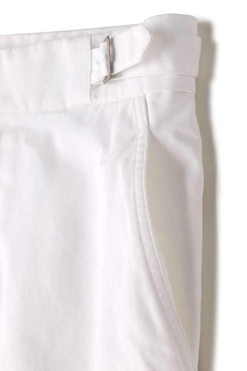 YLEVE(イレーヴ)｜Y / ORGANIC COTTON CHINO ADJUSTER TR/ホワイト の