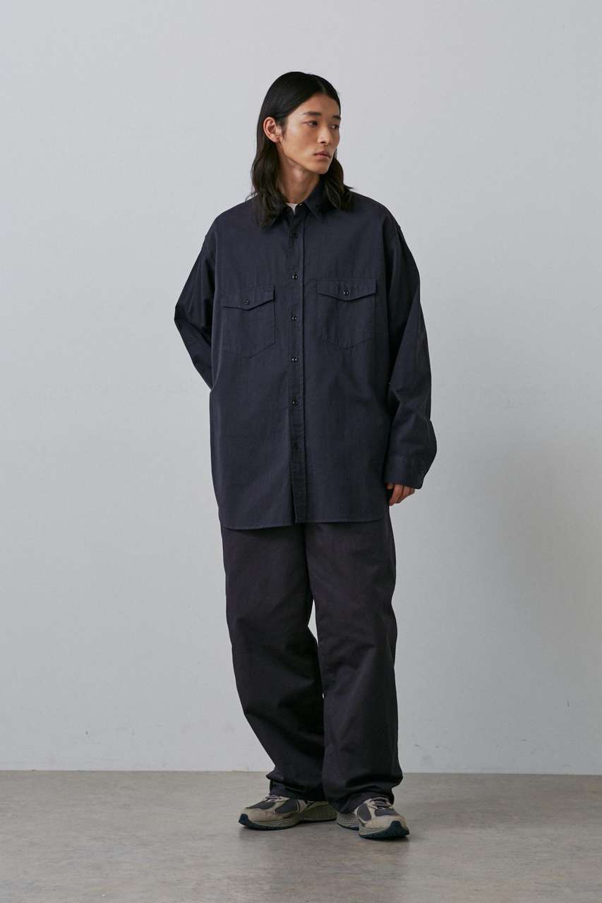 YLEVE(イレーヴ)｜Y / ORGANIC COTTON CHINO ADJUSTER TR/ネイビー の