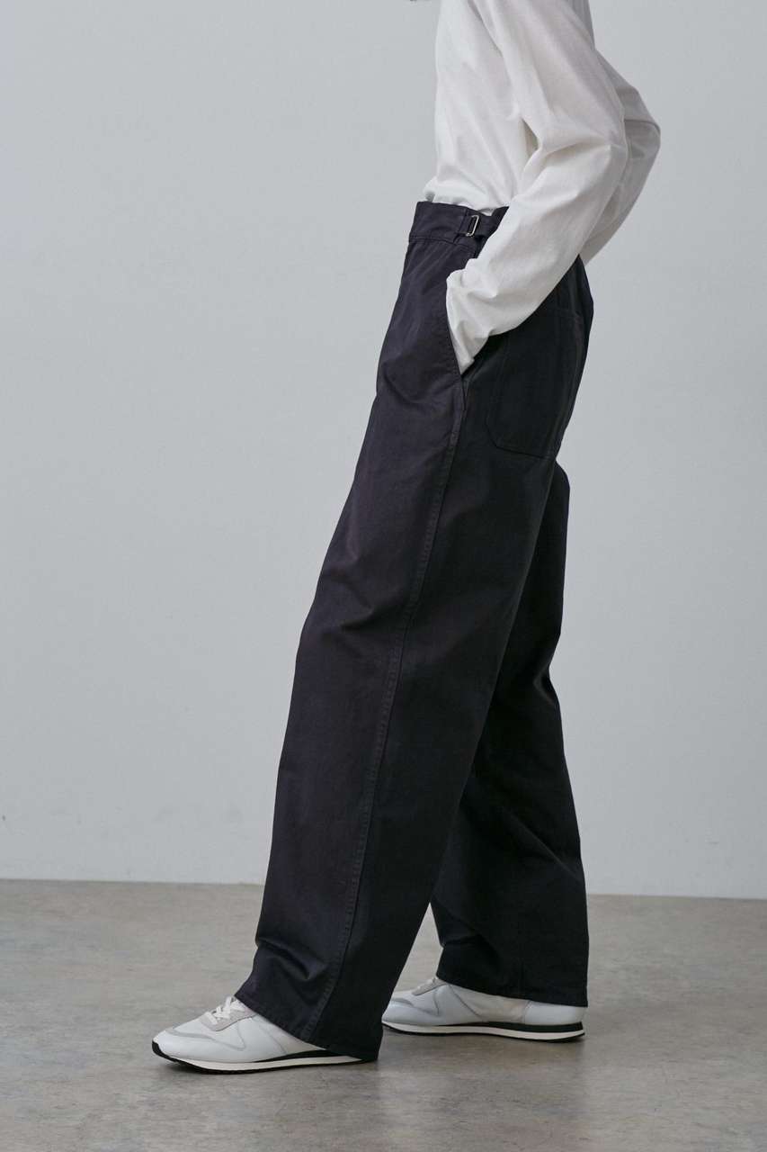 YLEVE(イレーヴ)｜Y / ORGANIC COTTON CHINO ADJUSTER TR/ネイビー の