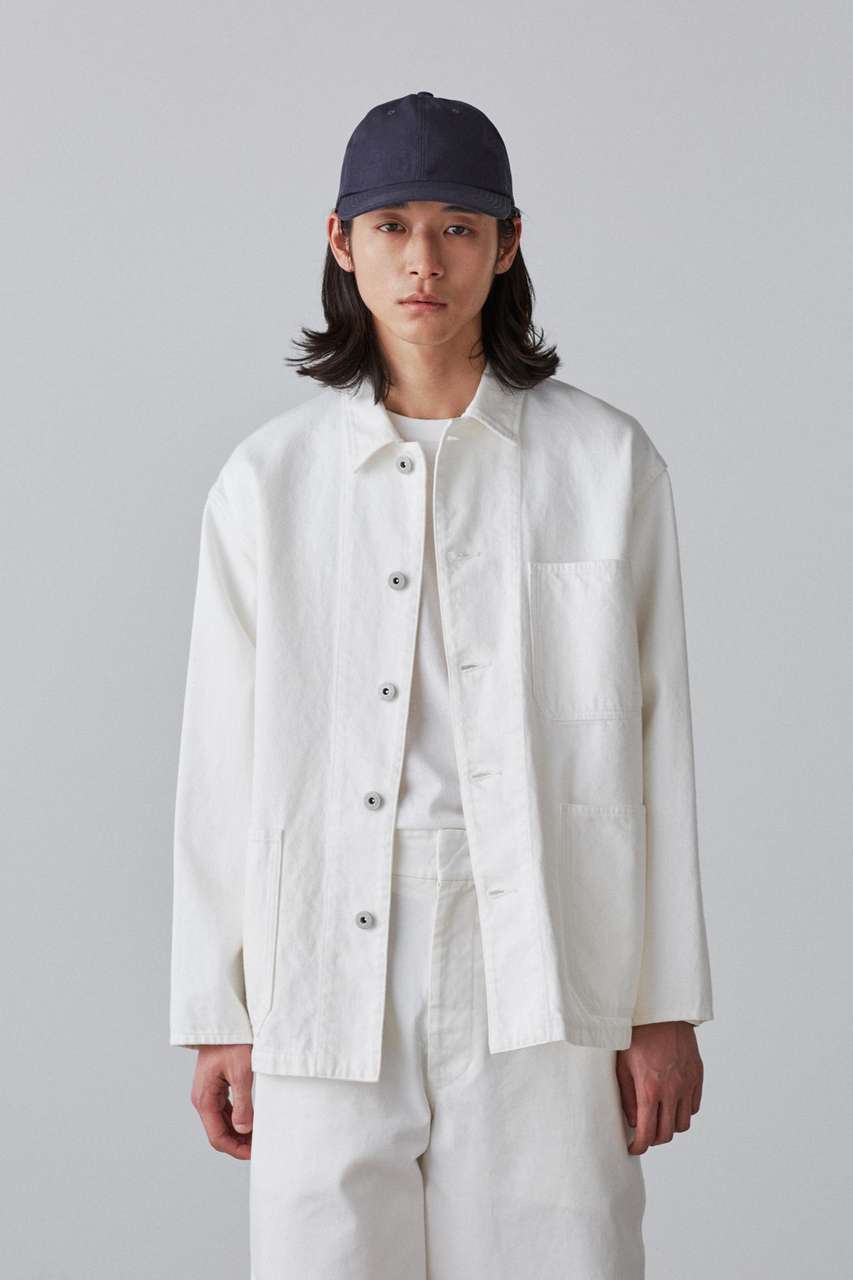 イレーヴ/YLEVEのＹ / 12.5oz ORGANIC COTTON DENIM BLOUSON(ホワイト/1655125301)