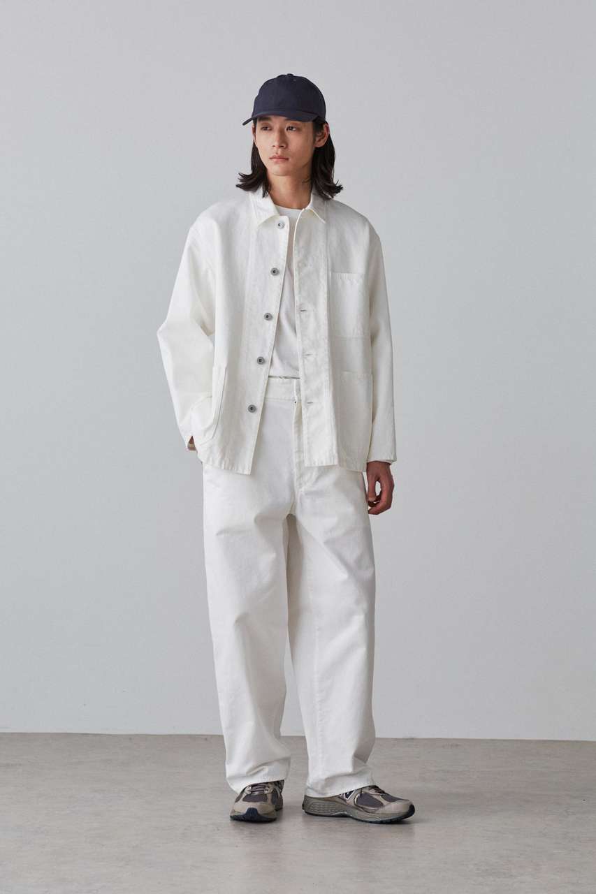 YLEVE(イレーヴ)｜Y / 12.5oz ORGANIC COTTON DENIM BLOUSON/ホワイト