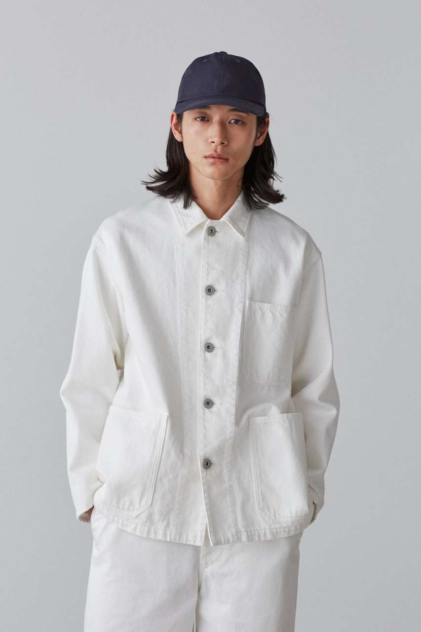 YLEVE(イレーヴ)｜Y / 12.5oz ORGANIC COTTON DENIM BLOUSON/ホワイト