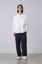 Y / ORGANIC COTTON BLEND HEAVY WEIGHT FLEECE TROUSERS イレーヴ/YLEVE ネイビー