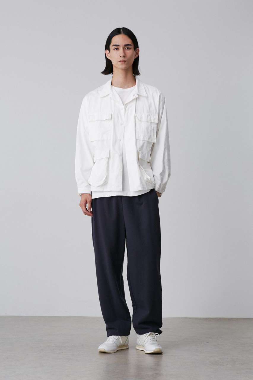 イレーヴ/YLEVEのY / ORGANIC COTTON BLEND HEAVY WEIGHT FLEECE TROUSERS(ネイビー/1655140327)