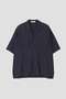 Ｙ / ORGANIC COTTON WASHER SATIN OPEN COLLAR SHIRT イレーヴ/YLEVE