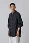 Ｙ / ORGANIC COTTON WASHER SATIN SHIRT イレーヴ/YLEVE ネイビー