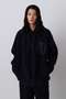 Ｙ / RECYCLE POLYESTER BOA BLOUSON イレーヴ/YLEVE ネイビー