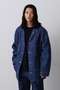 Ｙ / 13oz ORGANIC COTTON DENIM COVERALL JACKET イレーヴ/YLEVE ネイビー