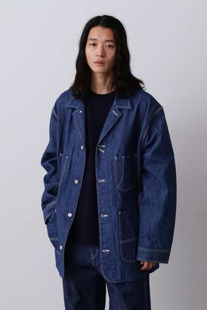 イレーヴ/YLEVEのＹ / 13oz ORGANIC COTTON DENIM COVERALL JACKET(110800/110801)