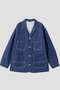 Ｙ / 13oz ORGANIC COTTON DENIM COVERALL JACKET イレーヴ/YLEVE