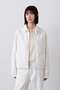 Ｙ / ORGANIC COTTON / RECYCLE POLYESTER TWILL BLOUSON イレーヴ/YLEVE ホワイト