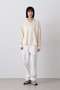 Ｙ / ORGANIC COTTON / RECYCLE POLYESTER TWILL ADJUSTER  TROUSERS イレーヴ/YLEVE ホワイト