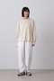 Ｙ / ORGANIC COTTON SOFT MOLESKIN TAPERED EASY TROUSERS イレーヴ/YLEVE ホワイト