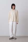Ｙ / ORGANIC COTTON SOFT MOLESKIN TAPERED EASY TROUSERS
