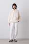 Ｙ / ORGANIC COTTON SOFT MOLESKIN EASY TROUSERS イレーヴ/YLEVE ホワイト