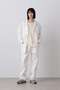 Ｙ / 13oz ORGANIC COTTON DENIM PAINTER PANTS イレーヴ/YLEVE ホワイト