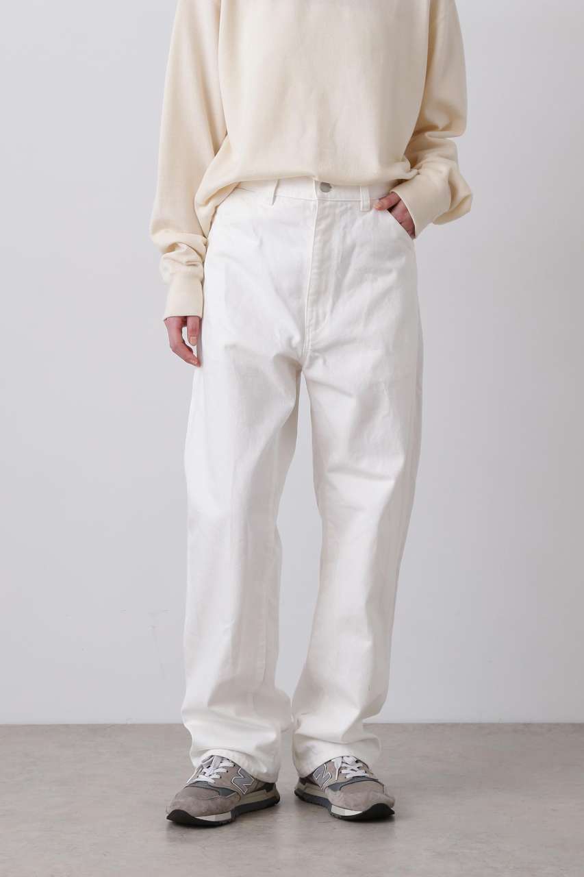 YLEVE イレーヴ ホワイトデニム　ワイド YLEVE(イレーヴ)｜Y / 13oz ORGANIC COTTON DENIM PAINTER PANTS