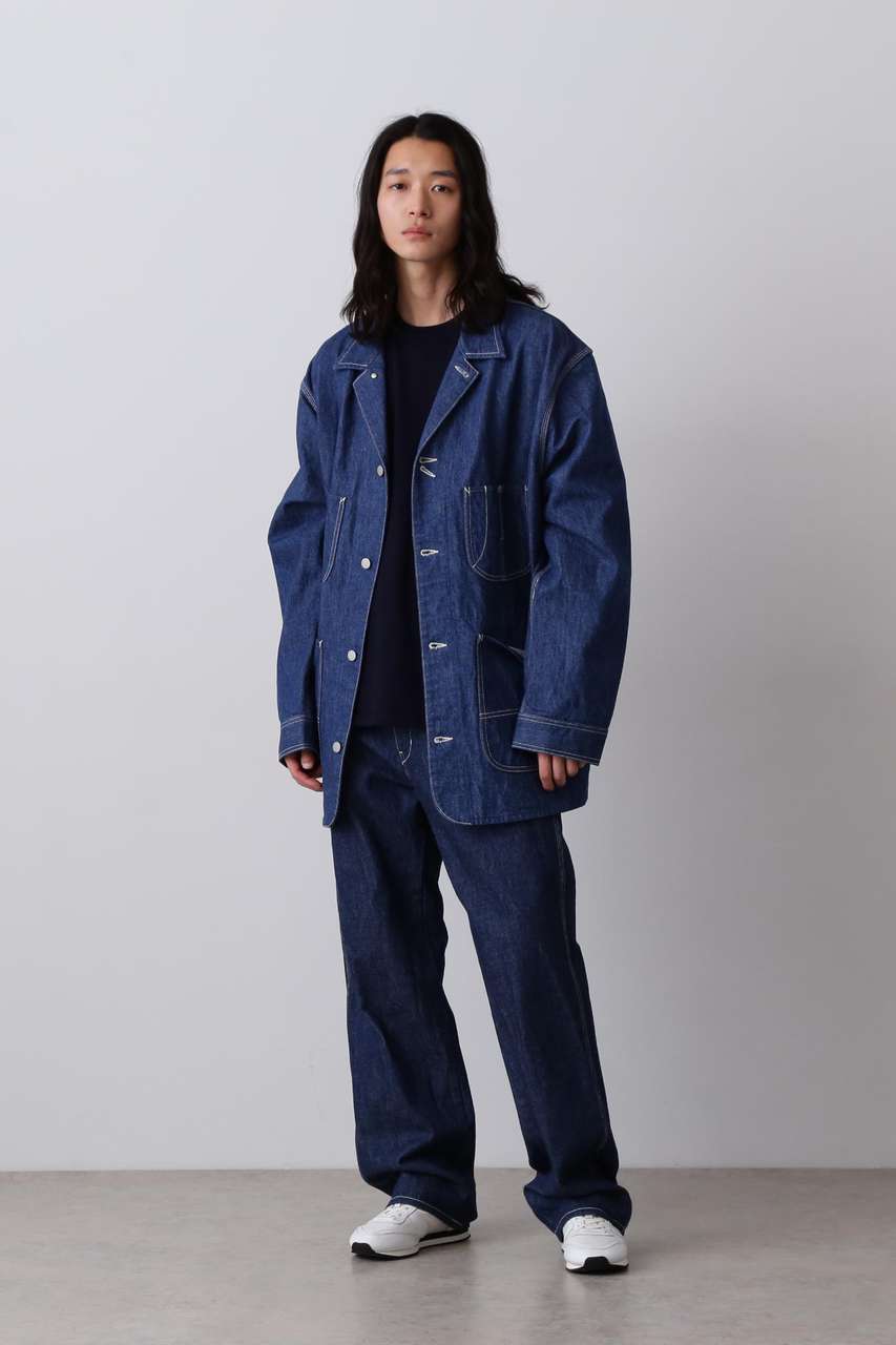 イレーヴ/YLEVEのＹ / 13oz ORGANIC COTTON DENIM PAINTER PANTS(ネイビー/1655240417)
