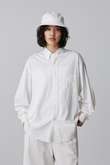 Ｙ / ORGANIC COTTON WASHER SATIN SHIRT