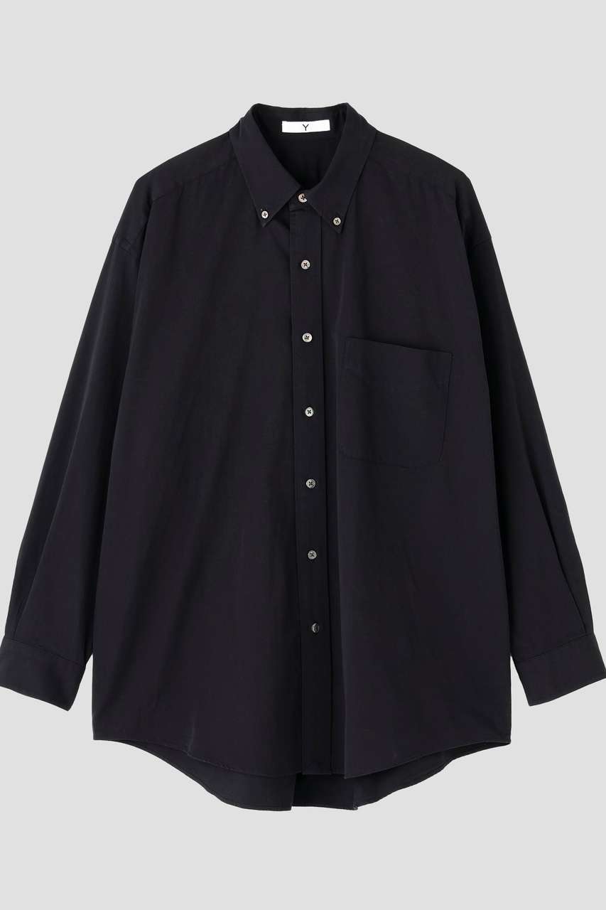 イレーヴ/YLEVEのＹ / ORGANIC COTTON WASHER SATIN SHIRT(ネイビー/1655250385)