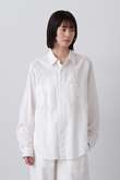 Ｙ /  BRUSHED ORGANIC COTTON TENCEL SNAP SHIRT