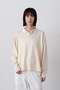 Ｙ / NONMULESING WOOL KN POLO イレーヴ/YLEVE ホワイト