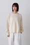 Ｙ / NONMULESING WOOL KN PULL OVER イレーヴ/YLEVE ホワイト