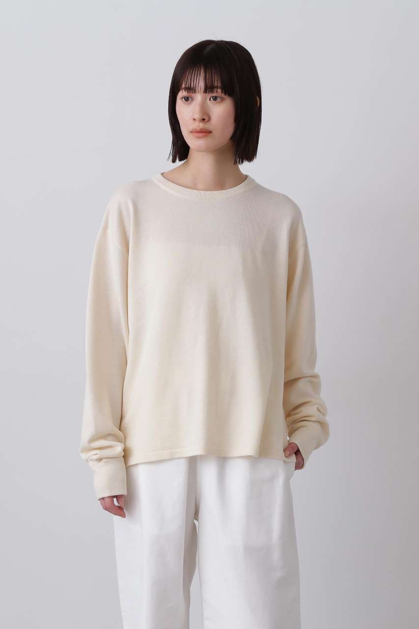 イレーヴ/YLEVEのＹ / NONMULESING WOOL KN PULL OVER(ホワイト/1655260404)